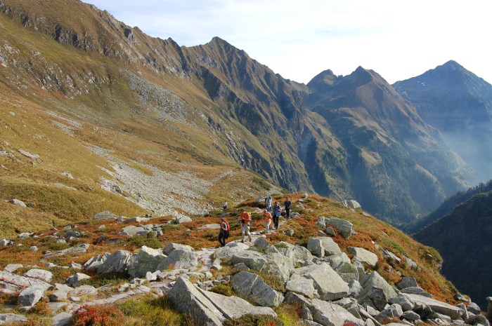 Schmugglerpfad am Andollapass
