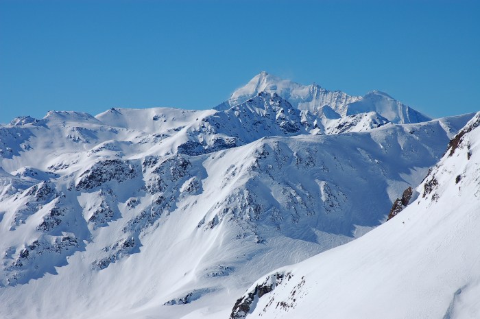 Bergpanorama in der Region Simplon